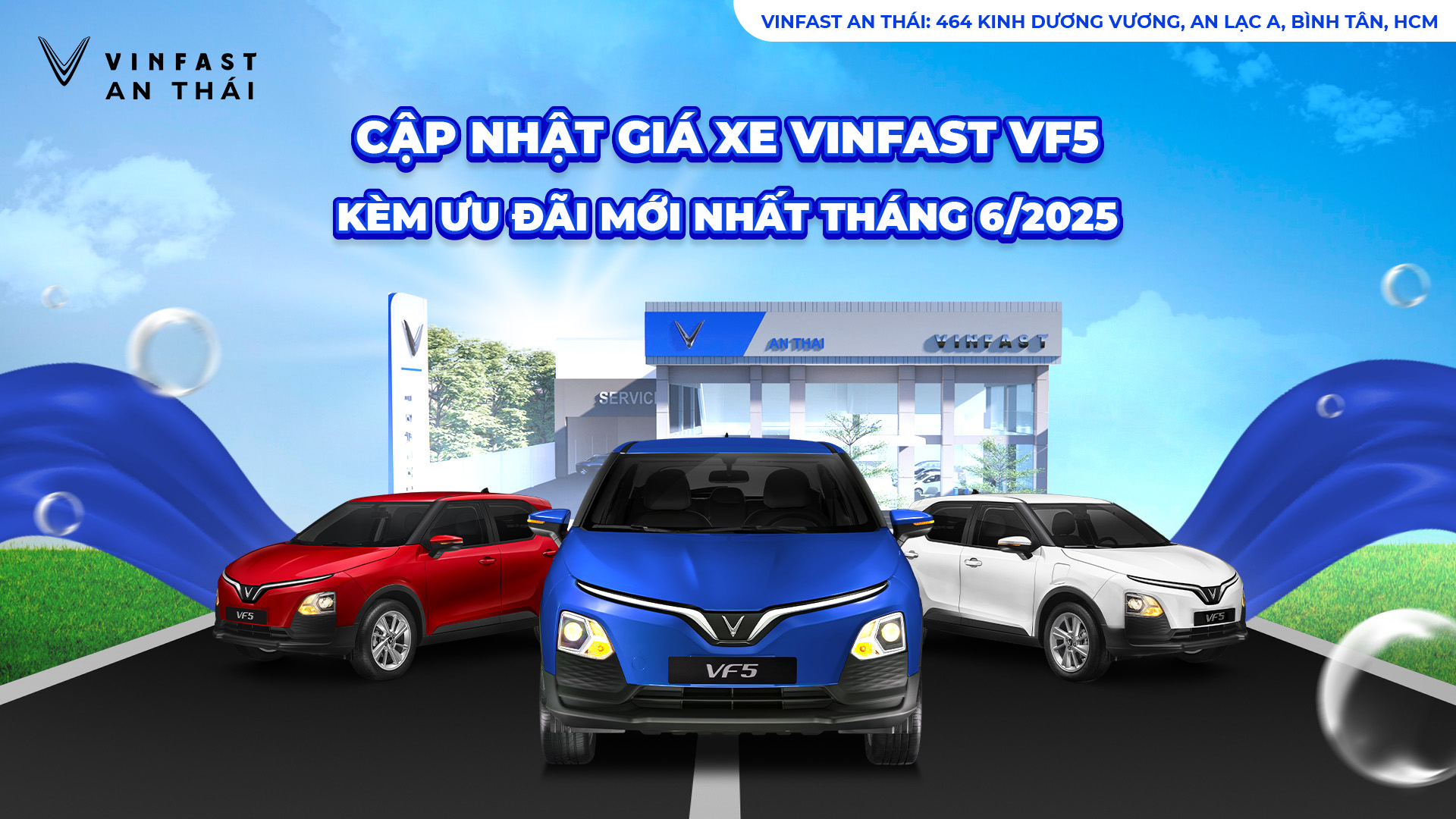 CẬP NHẬT GIÁ XE VINFAST VF5 KÈM ƯU ĐÃI MỚI NHẤT THÁNG 6/2025